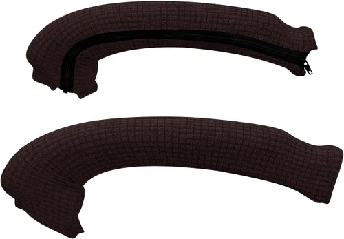 Miniatura 14 de Forcheer - Fundas elásticas para reposabrazos de silla de oficina, resistentes al agua, de Spandex y Jacquard, para sillas de oficina y computadora