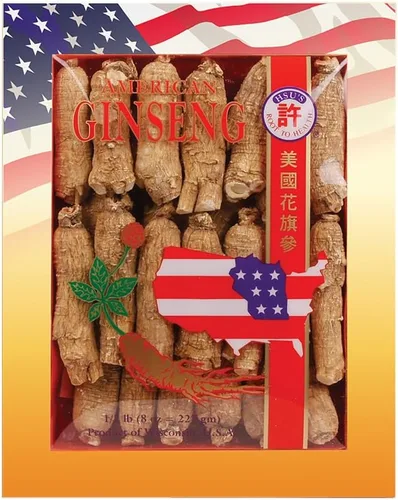 Miniatura 12 de Hsu's SKU 0130-4 Caja de raíces de ginseng americano de Wisconsin medio corto extra grande de 4 onzas para té, sopa y regalos, premium, sin OMG, sin