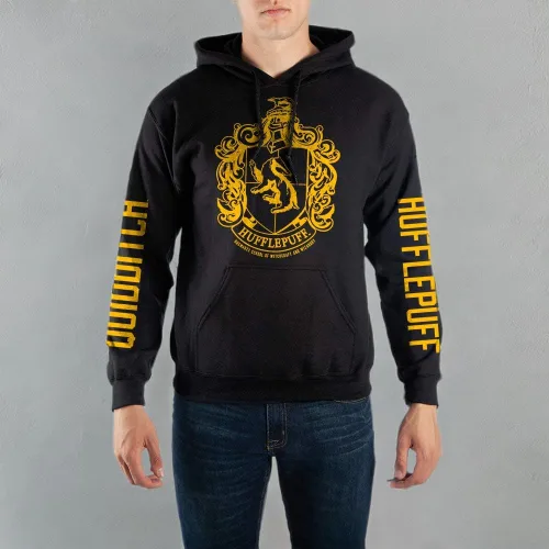 Miniatura 2 de Bioworld Harry Potter House Hufflepuff - Sudadera con capucha de forro polar