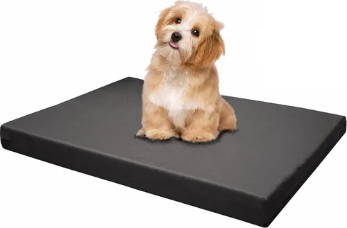 Miniatura 9 de Dogbed4less Cama para perro con plataforma de espuma viscoelástica, colchón de jaula para alivio ortopédico de articulaciones con funda extraíble