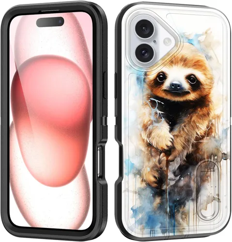Miniatura 169 de Funda para iPhone Air con soporte integrado, a prueba de golpes, polvo y caídas, 3 capas, grado militar, funda protectora para iPhone Air de 6.5