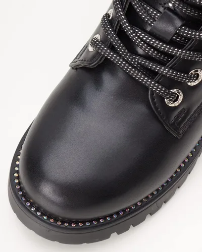 Miniatura 5 de Vince Camuto Botas de motociclista para niñas Botas de trabajo acolchadas y gruesas para motociclista (niña pequeñaniña grande)