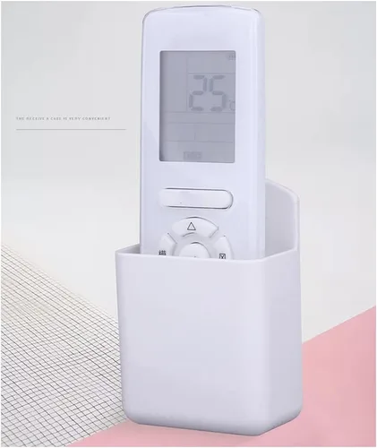 Miniatura 3 de Soporte para control remoto de montaje en pared, 2 soportes para controlador de reproductor multimedia, bandeja remota de aire acondicionado