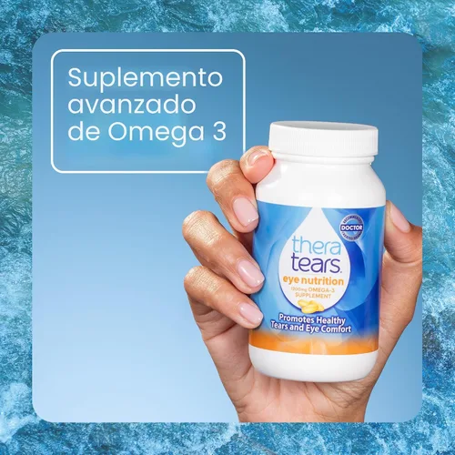 Miniatura 4 de TheraTears Suplemento Omega 3, 1200 mg, 90 ct (paquete de 1)