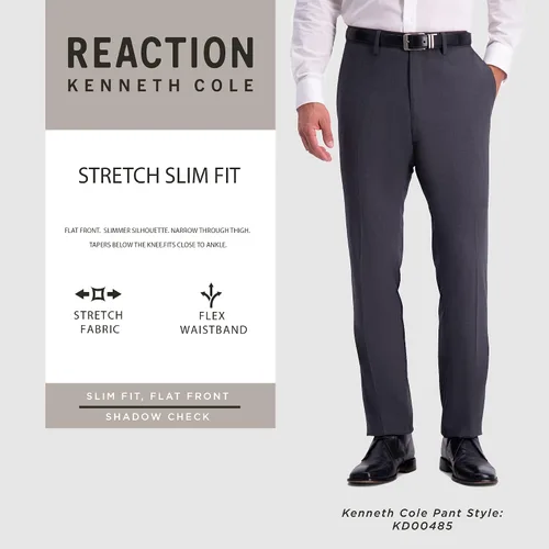 Miniatura 5 de Kenneth Cole Men's Slim Fit Moisture-Wicking Dress Pant