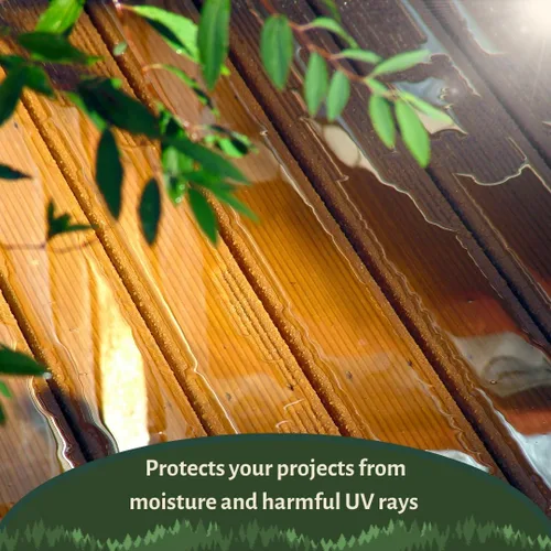 Miniatura 3 de Vermont Natural Coatings PolyWhey - Tinte penetrante exterior - marrón bellota - cuarto de galón marrón (Acorn Brown)