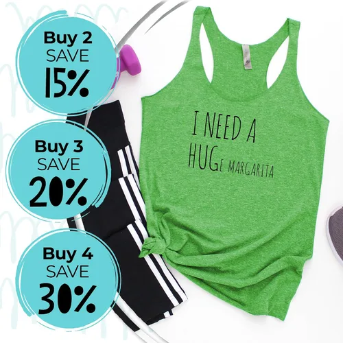 Miniatura 3 de Women's Graphic Racerback Tank Top, Gift for Her, Shirts with Sayings, Yoga Tee, 8