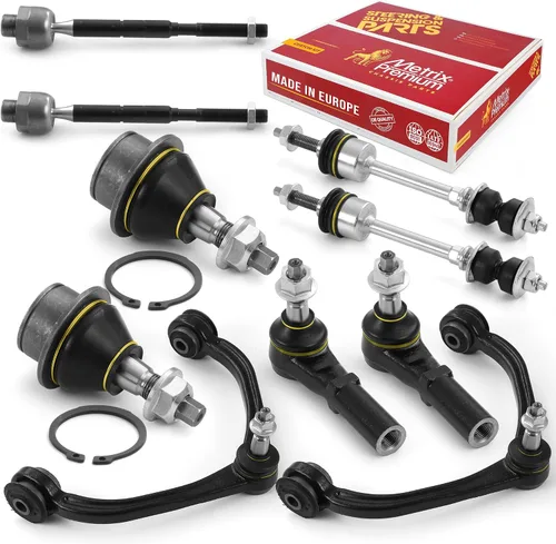 Miniatura 33 de Metrix Premium Chassis Parts - Kit de suspensión delantera de 10 piezas para BMW X5 2007-2013, BMW X6 2008-2014, reemplazo, fabricado en Europa
