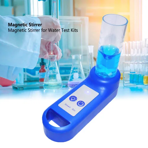 Miniatura 4 de MS40 Agitador magnético portátil, agitador magnético para prueba de agua de mar, agitador compacto con batería con barra de agitación cruzada