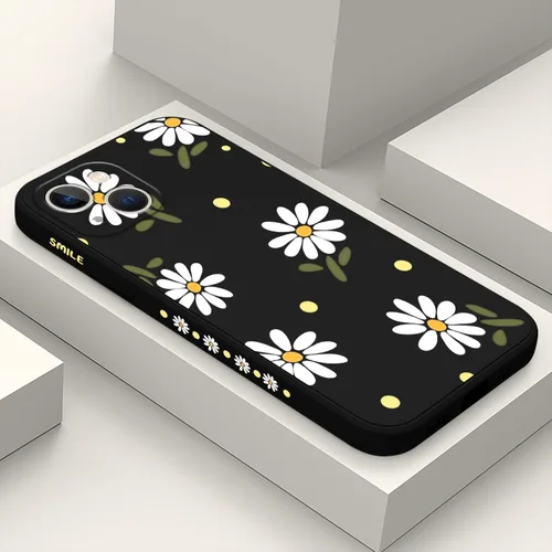 Miniatura 34 de LEECG Funda para iPhone 13 con diseño de mariposas y flores, diseño de astronauta, funda de teléfono con forro de microfibra suave, funda delgada