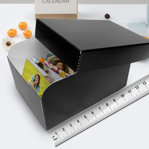 Miniatura 4 de Lineco Caja de almacenamiento de fotos de 4 x 6, con 12 sobres sin ácidos, capacidad para hasta 1000 fotos de 3.5 x 5 pulgadas o 4 x 6 pulgadas
