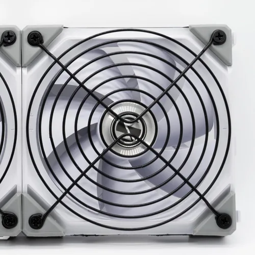 Miniatura 7 de FCI2 - Juego de 2 fundas protectoras para ventilador de 4.724 in de hierro negro con tornillos de repuesto para refrigeración de carcasa