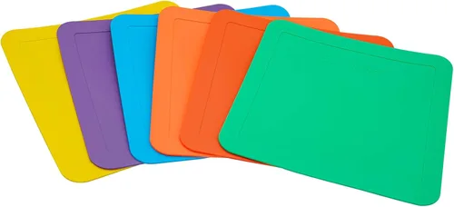Miniatura 7 de Marcadores de punto 6 marcadores de piso de 4 pulgadas, 6 pulgadas, 8 pulgadas, 10 pulgadas, 12 pulgadas, para entrenamiento de agilidad de niños