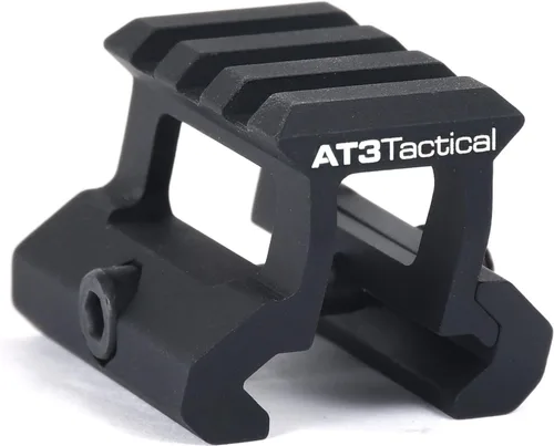 Miniatura 6 de AT3 Tactical PRO-Mount Montura elevadora de punto rojo -.83 o 1 pulgada de altura - para mira de punto rojo RD-50 y miras reflex Picatinny