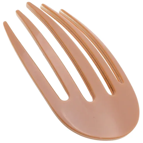 Miniatura 8 de Camila Paris CP3407 - Peine lateral francés pequeño redondeado, gris, hecho a mano, pinzas de pelo de sujeción fuerte para mujer, moño Chignon