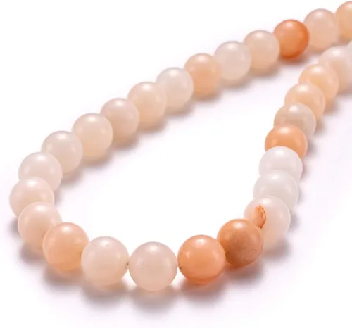 Miniatura 51 de BEADIA Cuentas redondas de piedra natural de jade de amazonita semipreciosas sueltas para hacer joyas 6MM 61PCS Amazonita Jade
