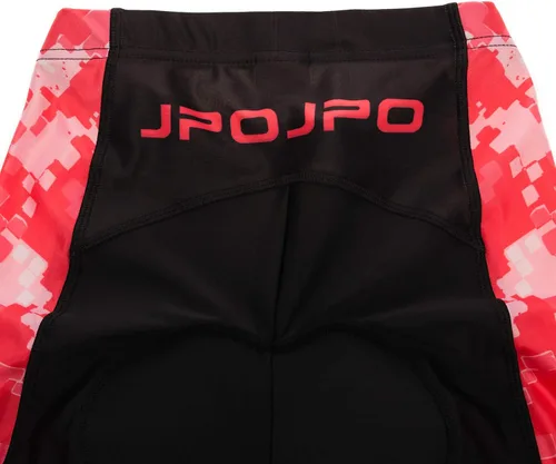 Miniatura 115 de Camiseta de ciclismo para mujer, manga corta y pantalones cortos de ciclismo acolchados para verano