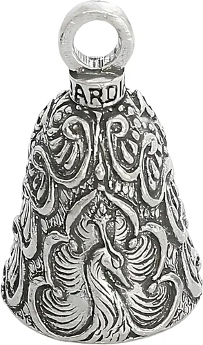 Miniatura 15 de Campana Guardian Bell de Animales para Buena Suerte con Llavero y Bolsa de Regalo de Terciopelo Negro Campana para Motocicleta De peltre sin Koi