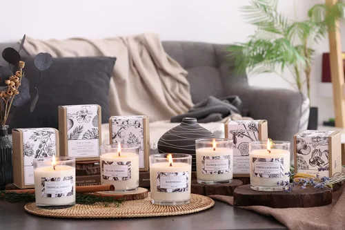 Miniatura 8 de Aronica Velas seguras para mascotas con aroma a manzana, velas perfumadas de larga duración, velas de manzana Honeycrisp limpias, no tóxicas, velas