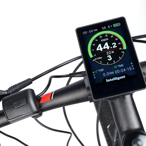 Miniatura 4 de Medidor de pantalla 860C Medidor de pantalla de scooter eléctrico de vidrio templado 24 V 36 V 48 V 52 V Bicicleta eléctrica Medidor