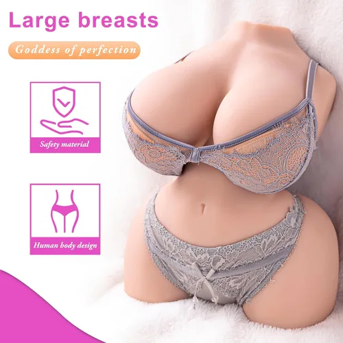 Muñeca sexual femenina de tamaño real de 15 libras para hombres, juguetes sexuales masculinos con pechos grandes suaves y trasero regordete,