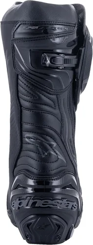 Miniatura 5 de Botas de carreras para motocicleta Alpinestars Supertech R, certificadas CE de alto rendimiento Negro/Blanco