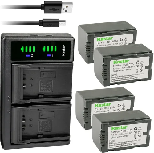 Miniatura 7 de Kastar CGR-D16S LTD2 - Cargador de batería USB compatible con Panasonic CGR-D28 CGR-D28A/1B CGR-D28R CGR-D28S CGR-D28SE/1B CGR-D320 CGR-D320A/1B