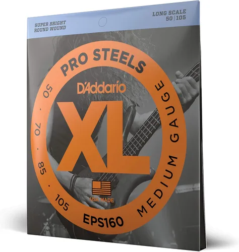 Miniatura 12 de D'Addario XL ProSteels - Cuerdas para bajo - EPS170-6SL - 6 cuerdas - Escala súper larga - Luz regular, 32-130