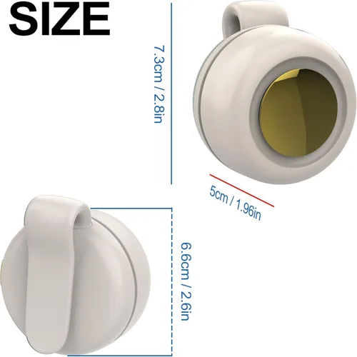 Miniatura 2 de Mini ventilador sin aspas con clip, ventilador personal portátil de 3 velocidades con USB-C, para cintura, bolsa y cuello (verde)