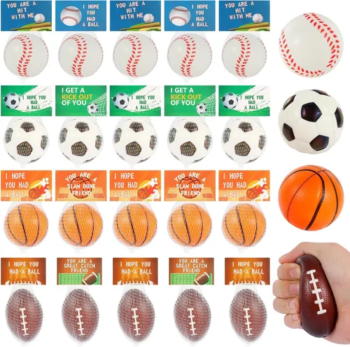 Miniatura 6 de LiYiQ 24 piezas de recuerdos de fiesta de béisbol 2.36 pulgadas pelotas de estrés de béisbol recuerdos de cumpleaños de béisbol pelotas de espuma