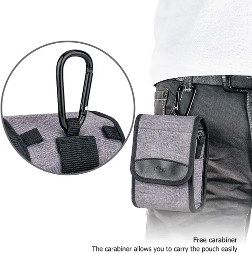 Miniatura 5 de Funda para cámara + 2 correas de mano para muñeca: estuche compacto para cámara con 2 correas de cuero para muñeca