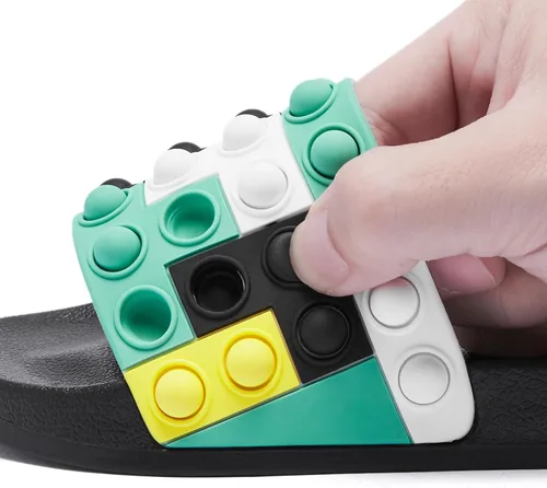 Miniatura 3 de Engtoy Sandalias para niños y niñas, unisex, ligeras, antideslizantes, puntera abierta, cómodas, para ducha, playa, divertidas sandalias