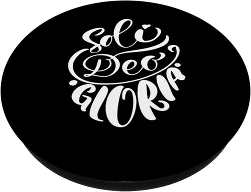 Miniatura 2 de Soli Deo Gloria Glory to God Alone PopSockets intercambiables para mujeres cristianas