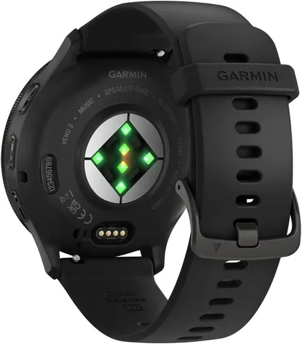 Miniatura 5 de Garmin Venu 3 Reloj inteligente de salud y fitness con GPS, bisel de acero con funda negra de 45 mm Modelo oficial del socio de EE. UU. Paquete