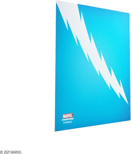 Miniatura 5 de Gamegenic Marvel Champions The Card Game - Fundas oficiales de Quicksilver Art Paquete de 50 fundas artísticas y 1 funda transparente Soporte