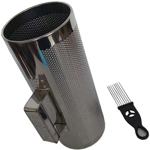 Metal Guiro Instrumento Shaker Guiro Shaker con Raspador Instrumento Musical Cilindro Redondo Latino Percusiones Instrumentos