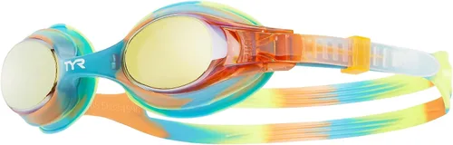 Miniatura 4 de TYR Swimple - Gafas de natación metalizadas para niños con espejo para entrenamiento y recreación - Protección anti-vaho, UVA/UVB