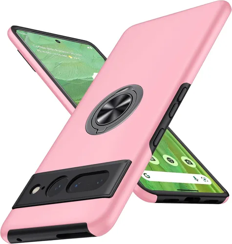 Miniatura 47 de JAME Funda para Google Pixel 7 Pro, Funda de Ajuste Delgado para Pixel 7 Pro con Soporte de Anillo Kickstand
