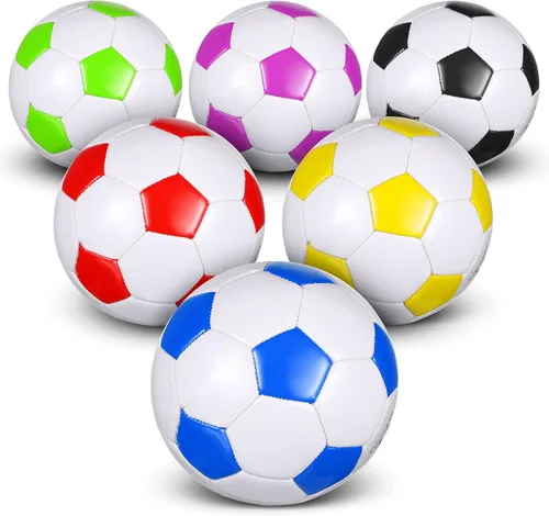 Miniatura 9 de Deekin Balón de fútbol a granel con bomba, trabajo en equipo, juego de deporte al aire libre, entrenamiento, pelota de fútbol a granel para deportes