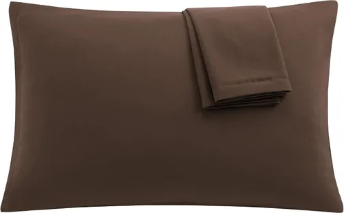 Miniatura 29 de uxcell Paquete de 2 fundas de almohada de microfibra suave serie 1800 con cremallera estándar (20 x 26 pulgadas), color dorado