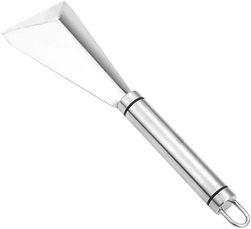 Miniatura 2 de MIXCUT Cuchillo para tallar frutas, decoración de platos de bricolaje, herramientas de tallado de forma triangular de acero inoxidable, cuchillo