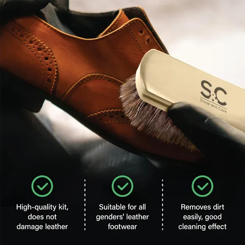 Miniatura 7 de Stone and Clark Original Shoe Polish & Care Kit - Leather Shoe Shine Kit for Men & Women