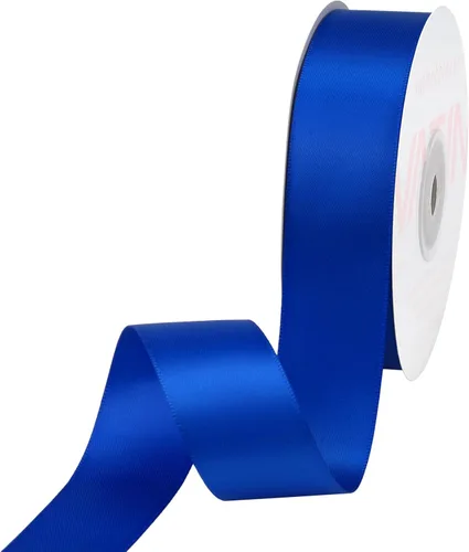 Miniatura 17 de VATIN Cinta de satín de poliéster de doble cara de 1.5 pulgadas Azul Royal Light