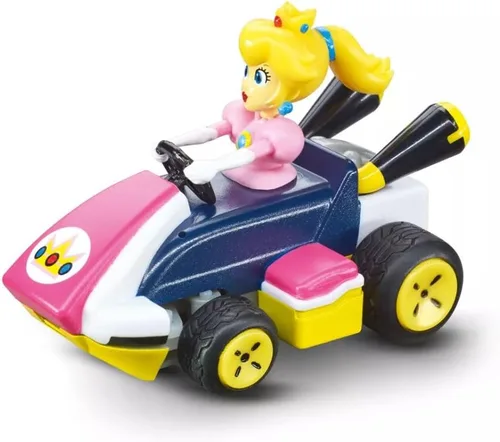 Miniatura 11 de Carrera RC Nintendo Mario Kart Mini coche de juguete de control remoto coleccionable de 2.4 GHz - Luigi