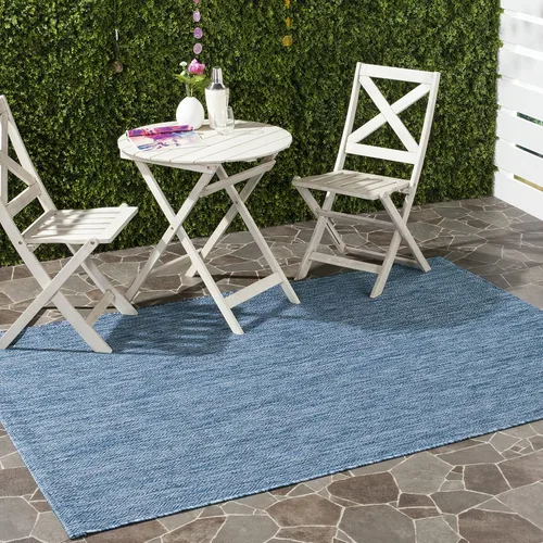 Miniatura 9 de SAFAVIEH Courtyard Collection CY8520 - Alfombra decorativa sólida para interiores y exteriores, impermeable, fácil limpieza, 2 x 3 pies 7 pulgadas