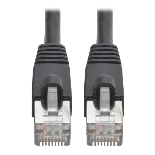 Miniatura 15 de Tripp Lite Cable Ethernet Cat6a 10G, cable de conexión de red STP moldeado sin enganches (RJ45 M/M), negro, 35 pies/34.8 ft, garantía