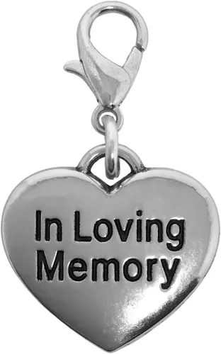 Miniatura 5 de Adorno conmemorativo – Adorno de imagen – Pensé de ti con amor hoy – Alas de ángel esmaltadas y dije de corazón – Bolsa de regalo/almacenamiento