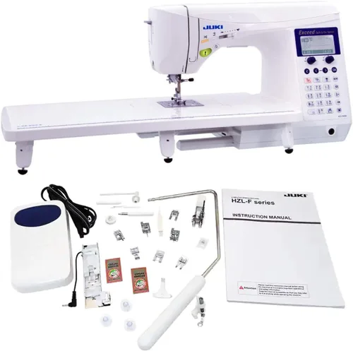 Miniatura 2 de Juki HZL-F600, máquina de coser y elaboración de acolchados, computarizada.
