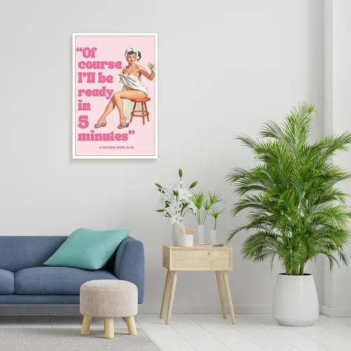 Miniatura 5 de Póster de pared de coqueta rosa de los años 70, diseño retro vintage de los años 70, póster estético de moda para habitación de adolescentes
