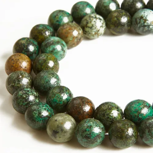 Miniatura 46 de 100 piezas de cuentas de jade birmano de 8 mm cuentas de piedras preciosas naturales cuentas redondas sueltas para manualidades y fabricación
